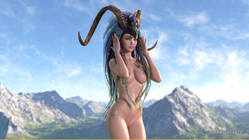 Beautiful erotic elven