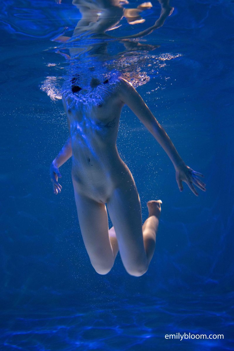 Girl in the pool
