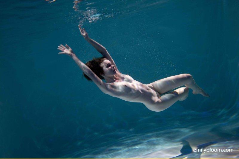 Under water