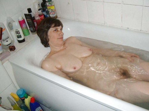 Woman in the bathroom