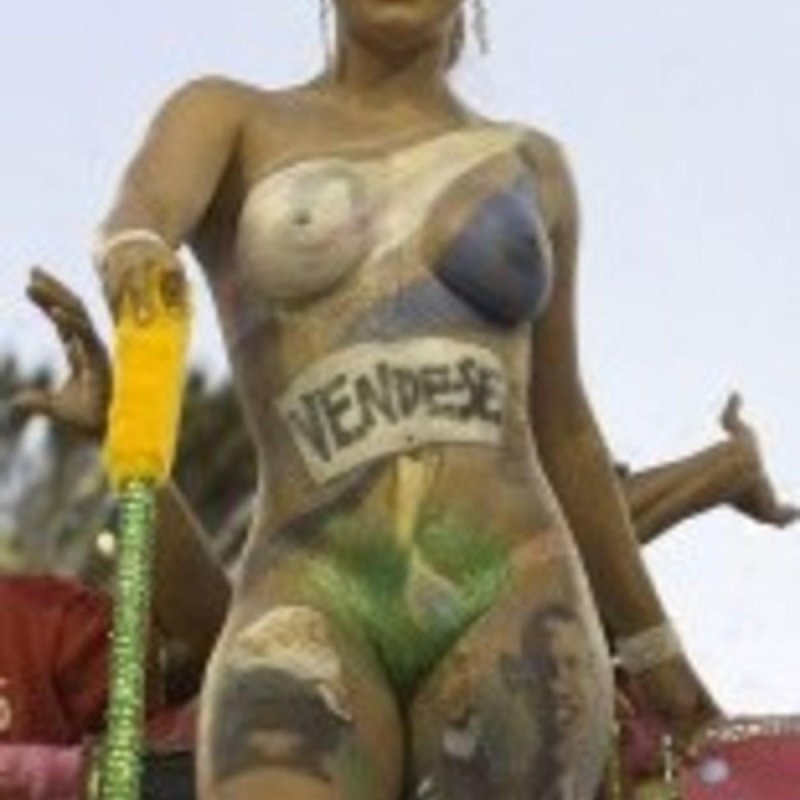 Carnival in Brazil naked