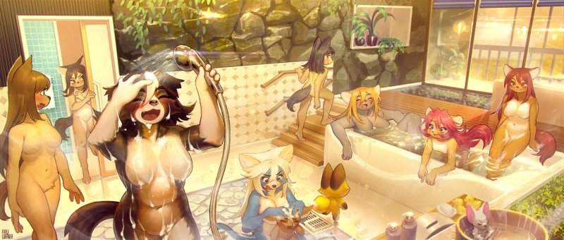 Furry baths
