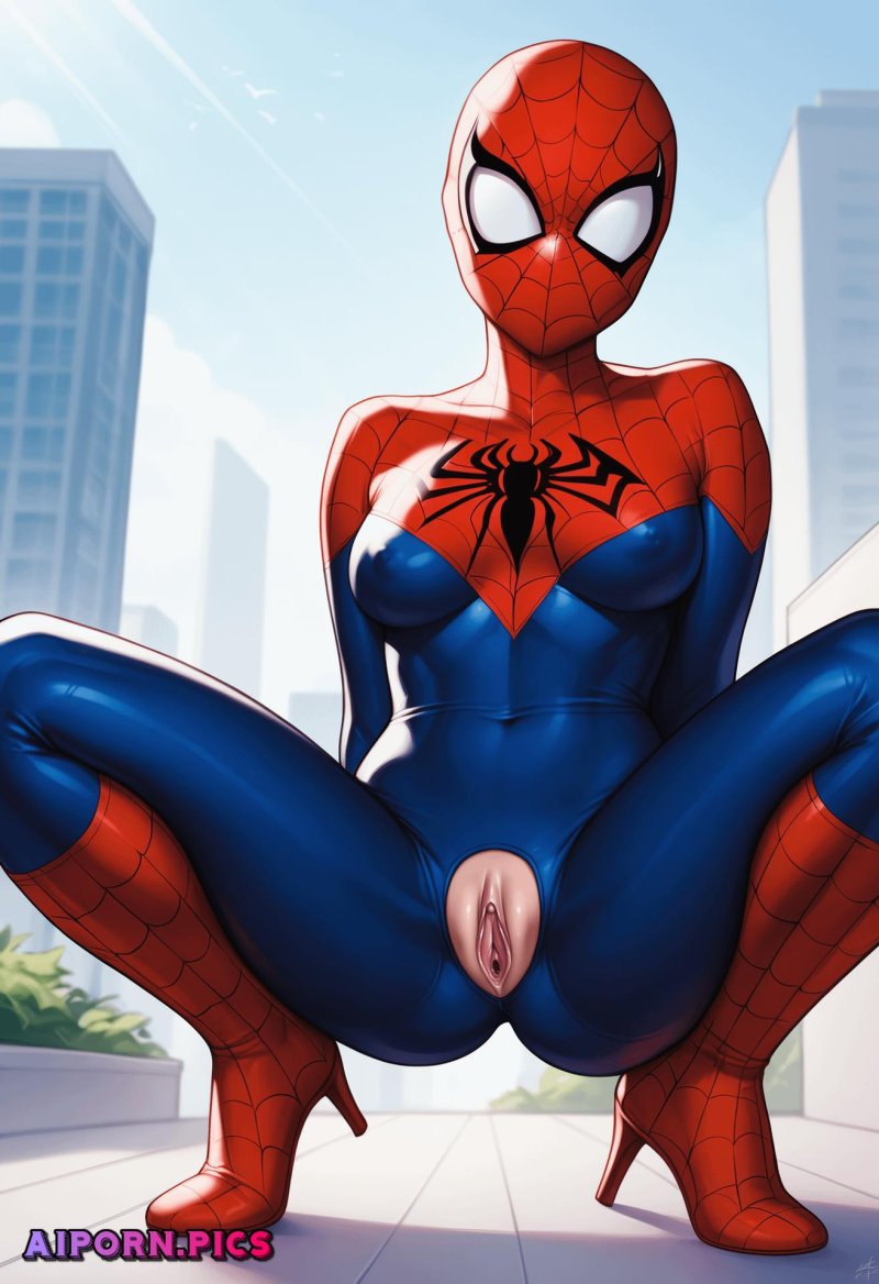 Man spiderman girl
