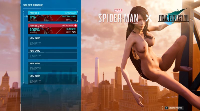 Man spider ps naked
