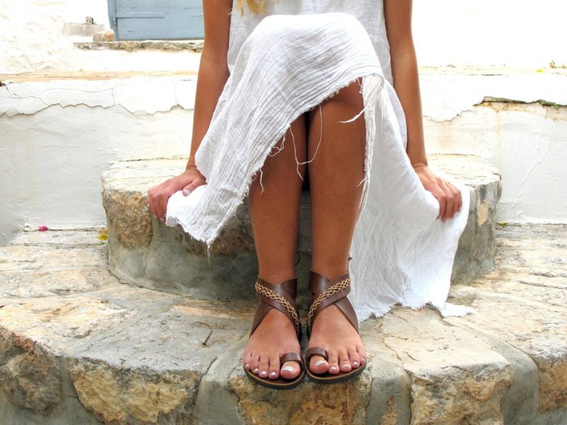 Greek sandals