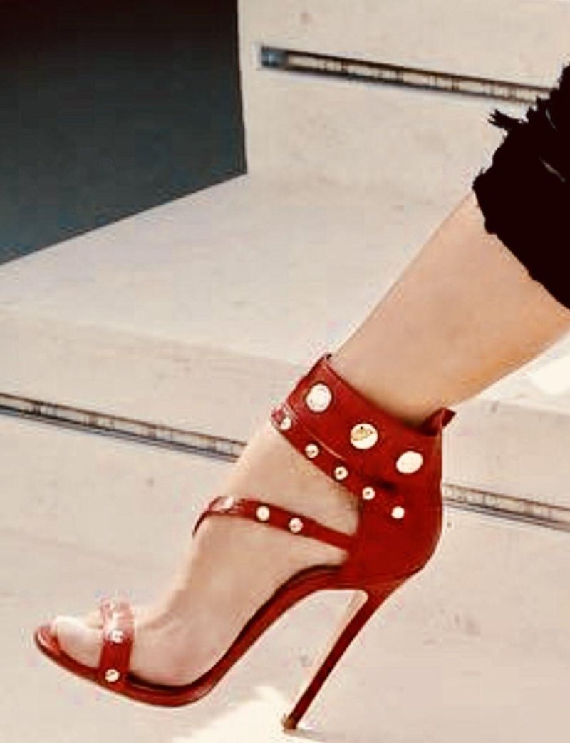 Red stilettos