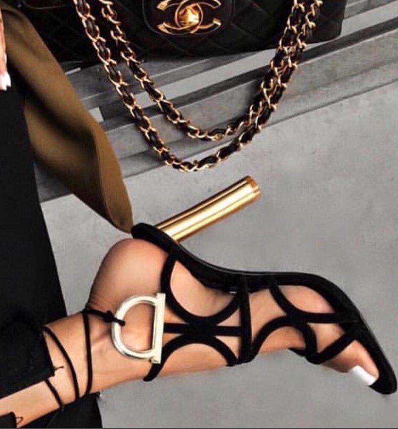 Heeled sandals