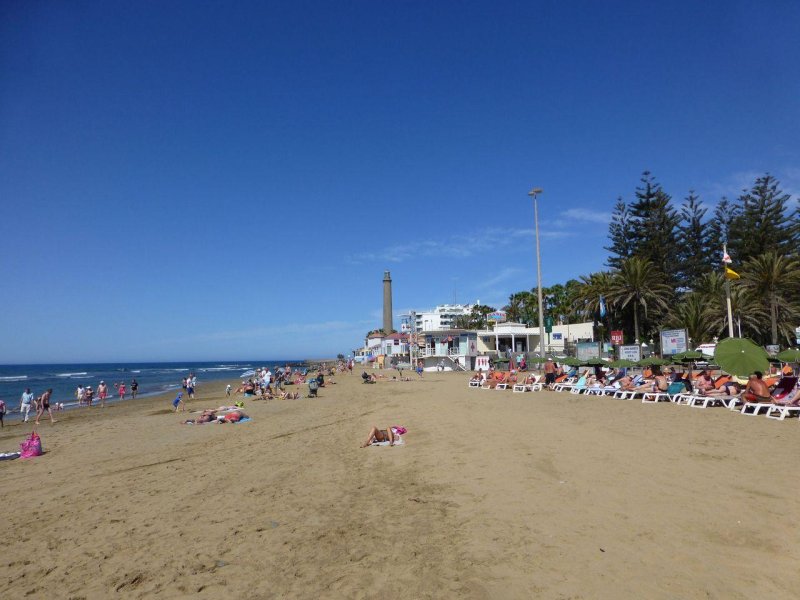 Beach Maspalomas Canary Islands