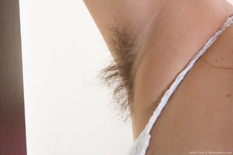 Naked Baby Lizza Hairy armpits
