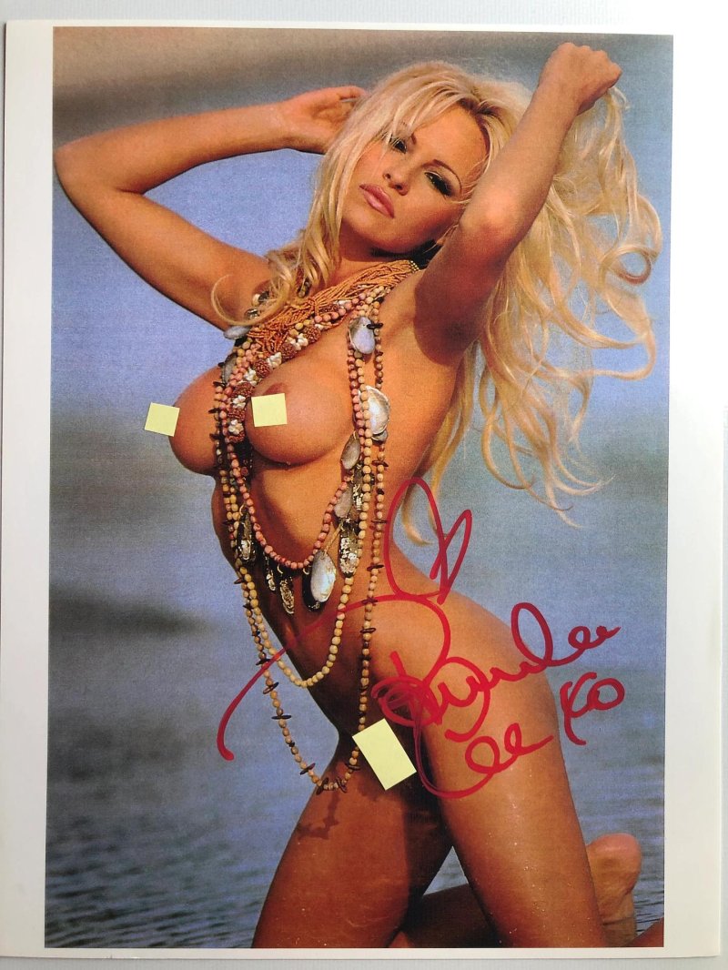 Pamella Anderson in his youth naked