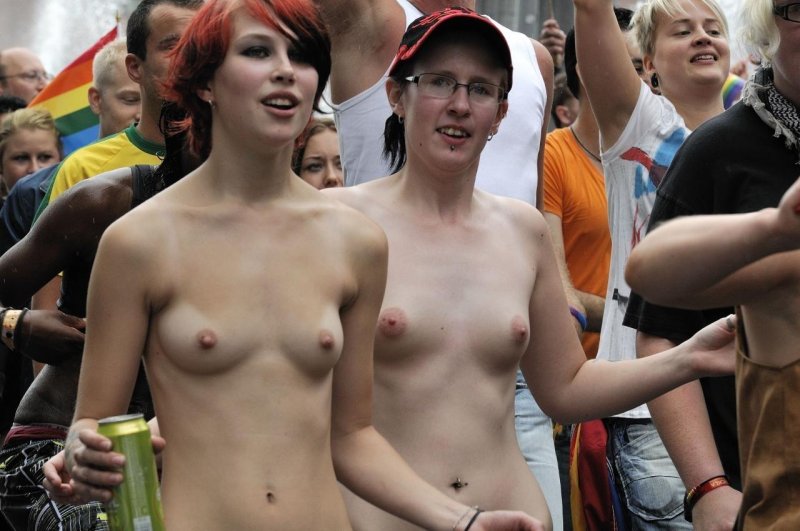 Festival of naked boobs