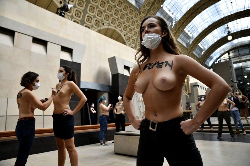 Activists divided naked