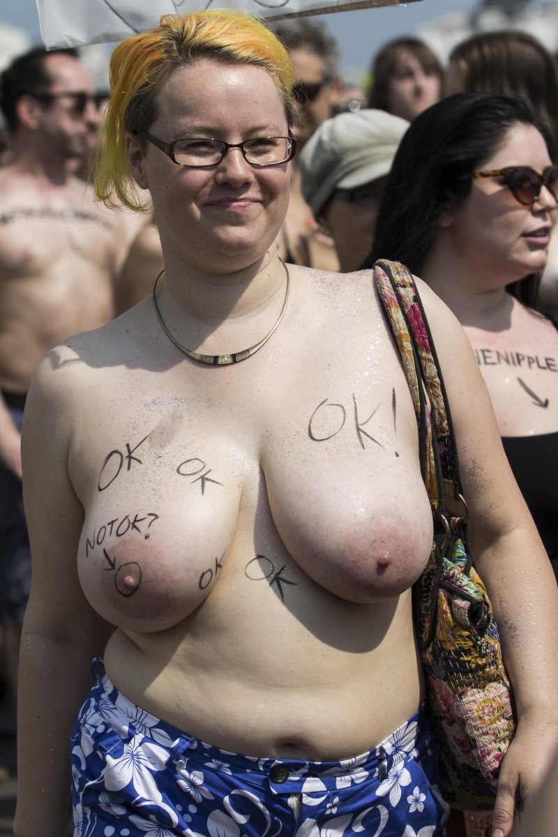 Naked feminists boobs