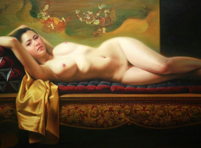 Female nudity in art