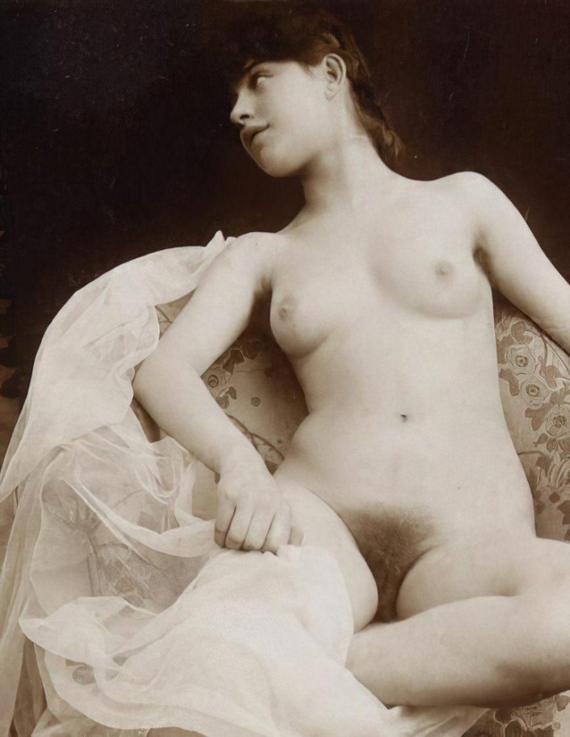 Naked woman retro
