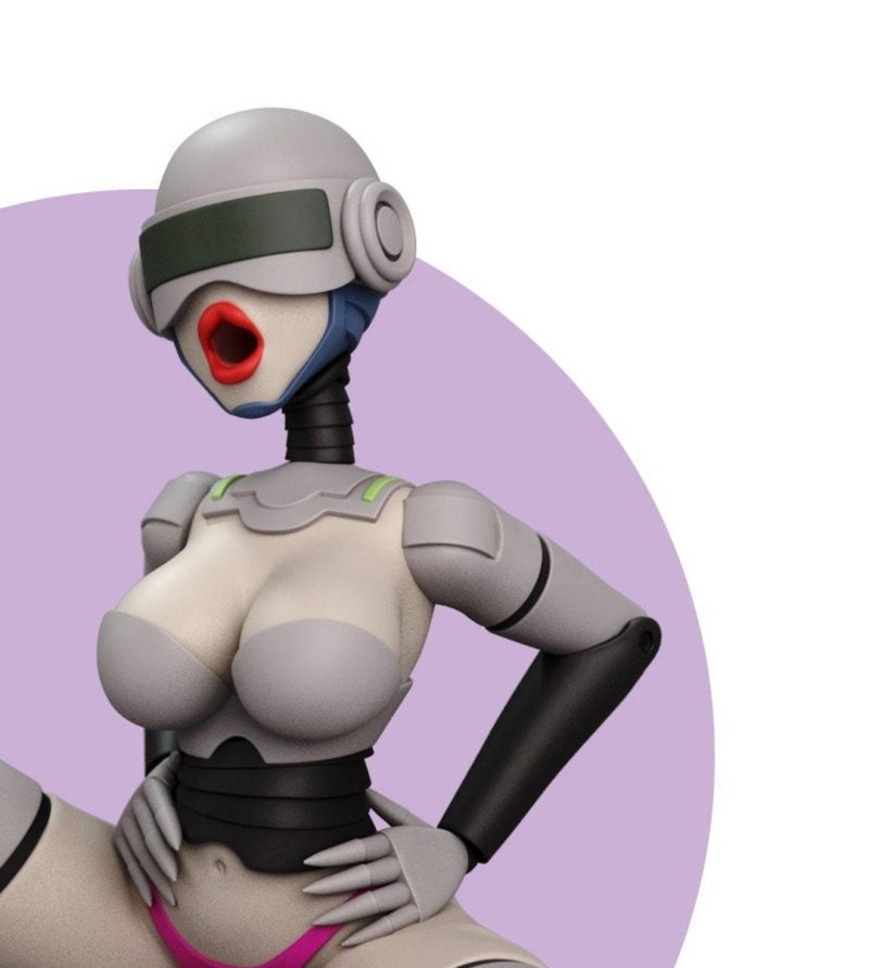 Robot with tits