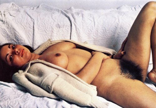 Retro sleeping hairy