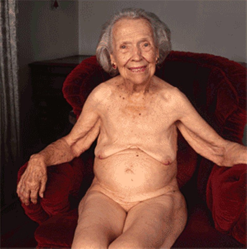 Beautiful naked old women