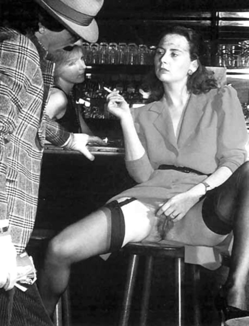 Women in stockings retro
