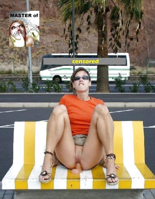 Pornstar in public