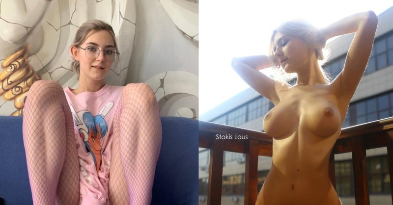 Eve Elphy naked and in clothes