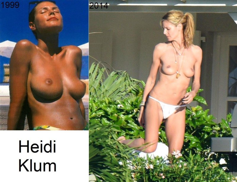 Heidi Klum naked real