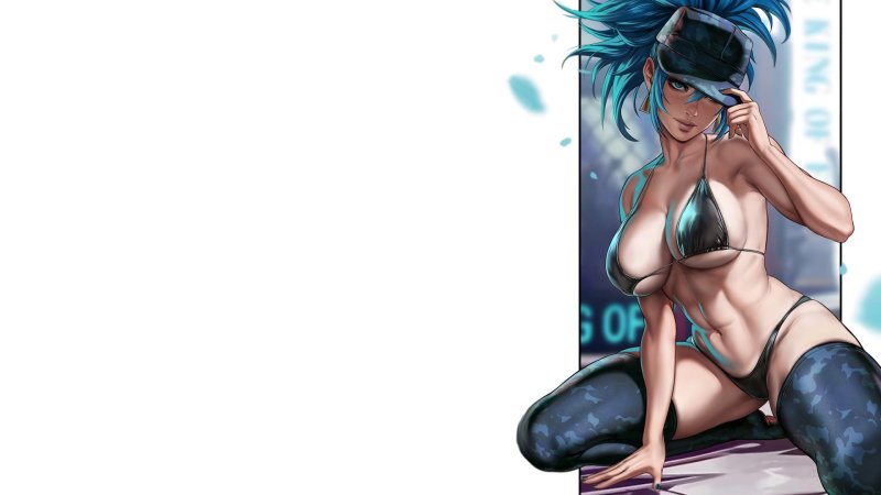 Anime girl with big tits