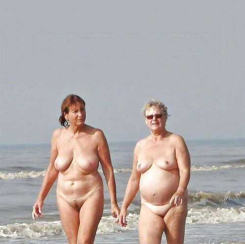 Older women on the beach