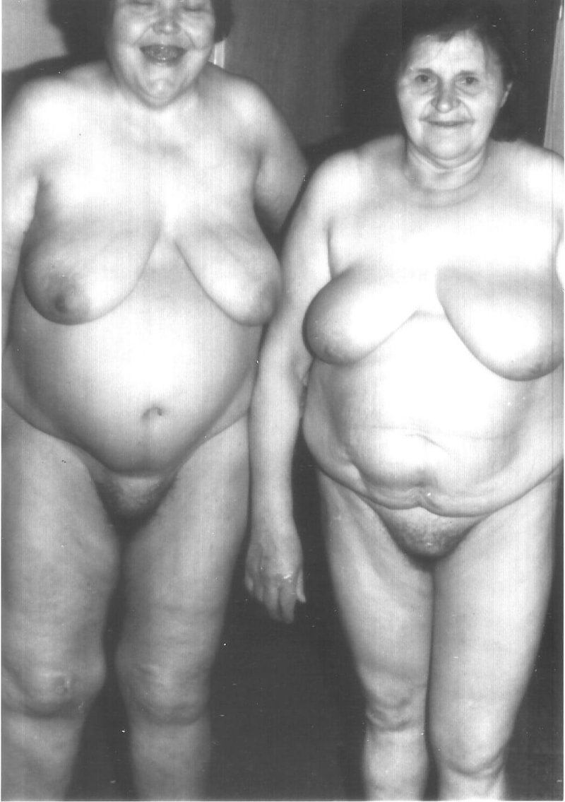 Old naked grandmother