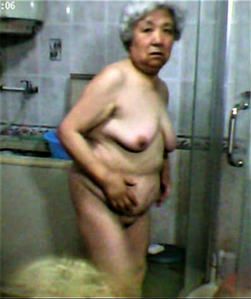 Naked Asian old women