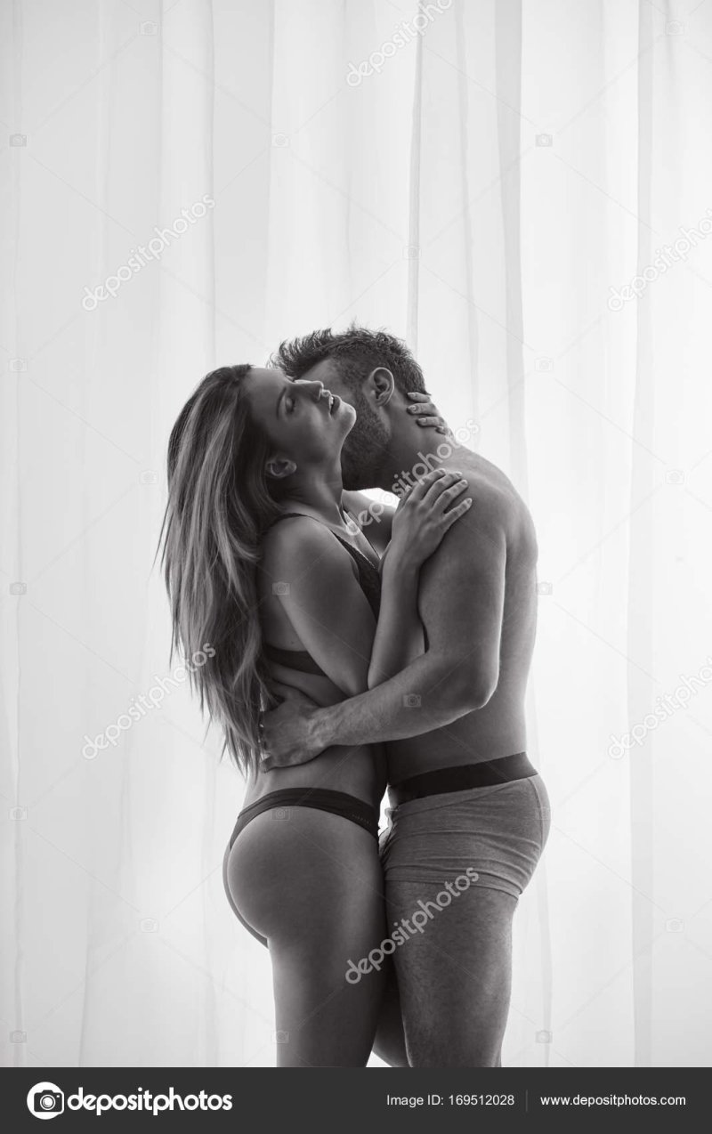 Hugging couple