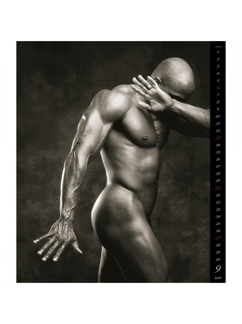 Calendar with naked men