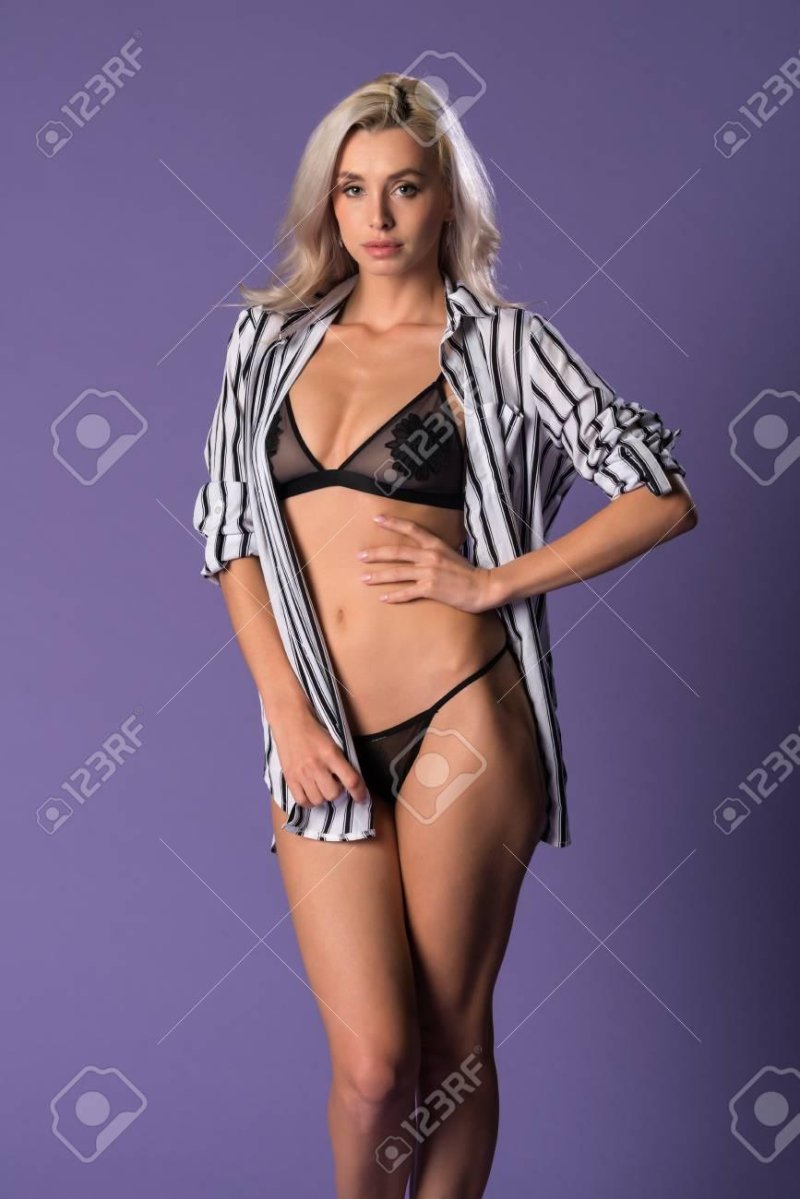 Blonde model