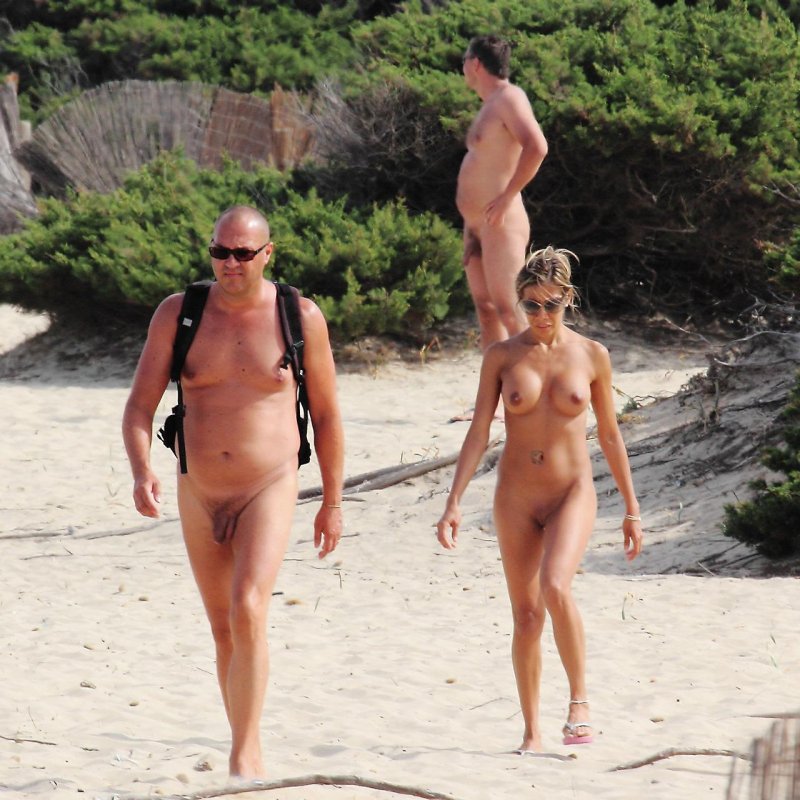 Nudist couple