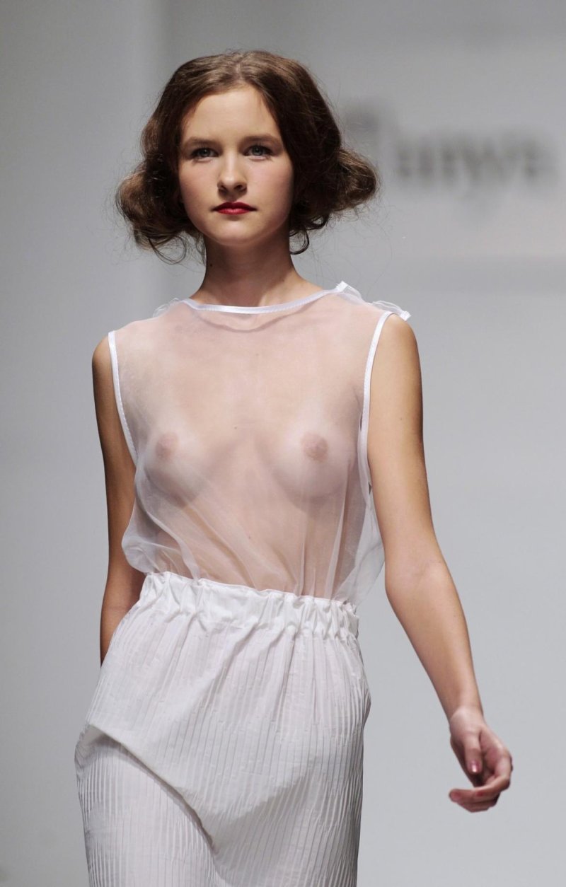 Transparent clothes boobs