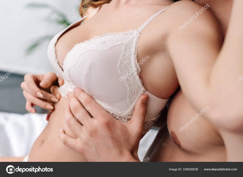In a bra porn