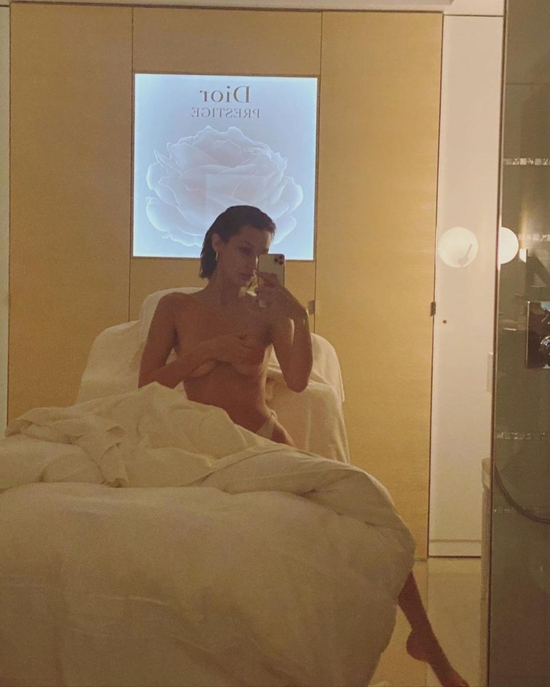 Toples photo shoot Bella Hadid