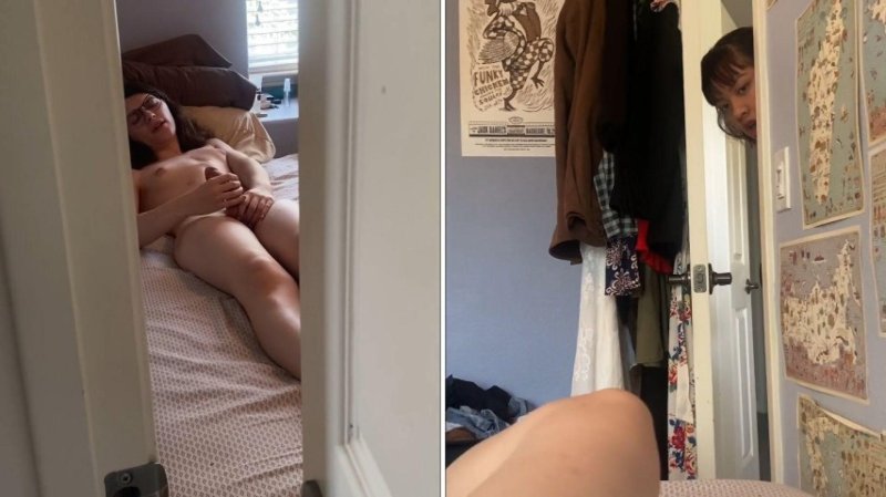 Caught masturbate