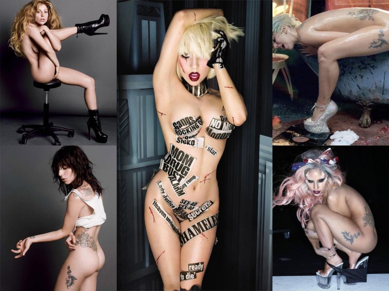 Lady Gaga Naked American History