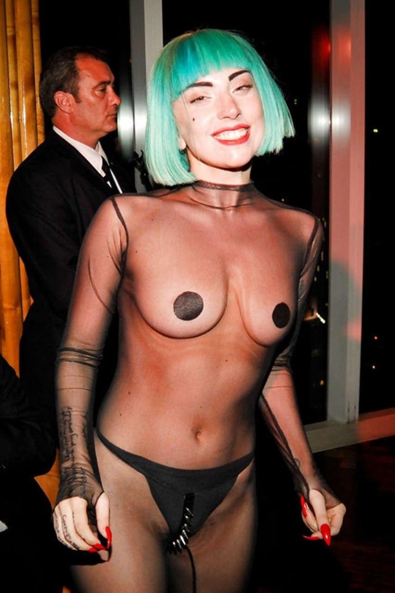 Hermaphrodite photographs of Lady Gaga
