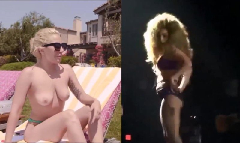 Naked lady Gaga