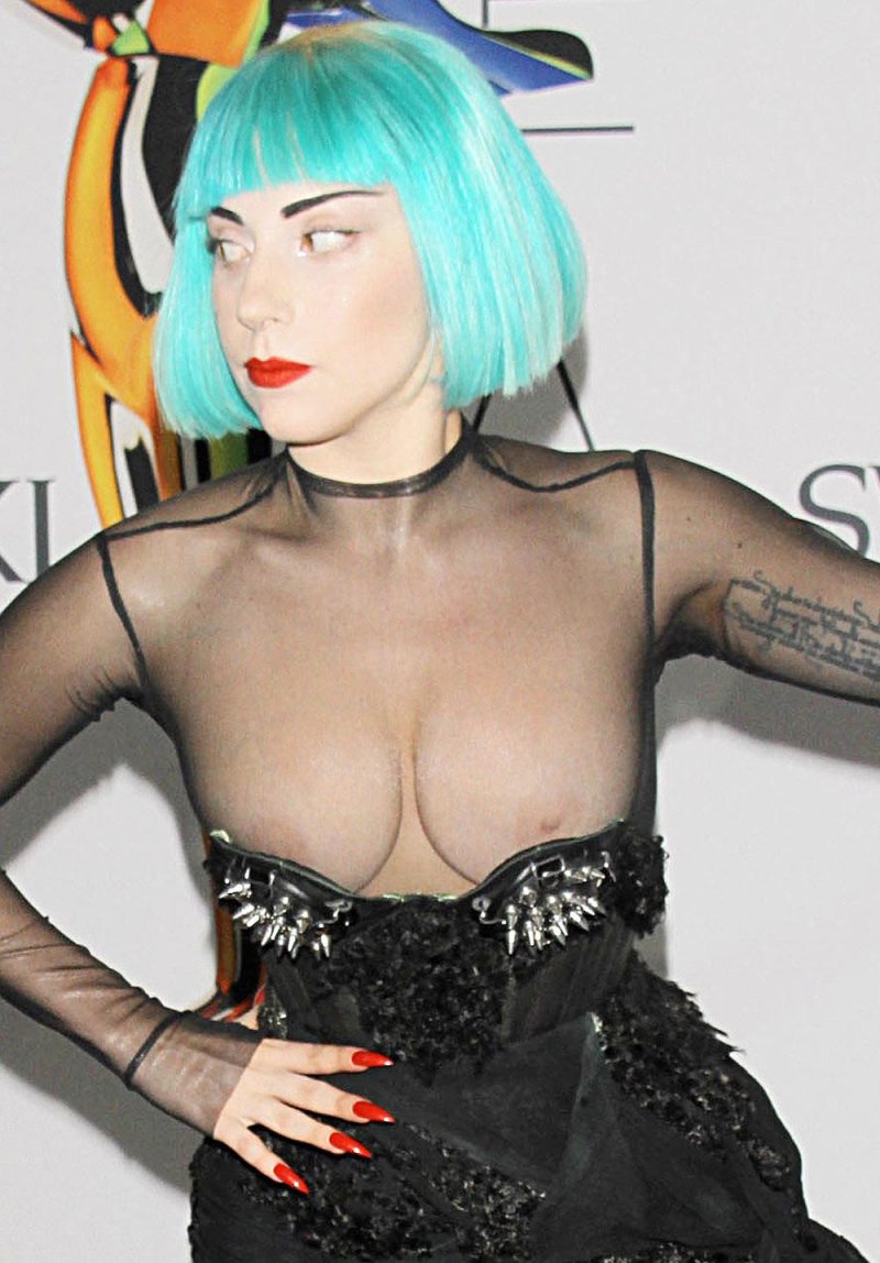 Lady Gaga breast