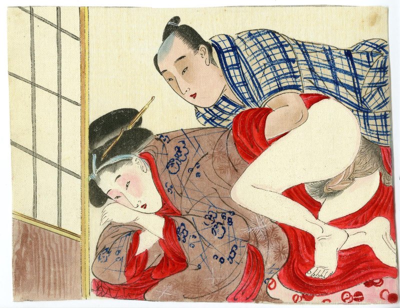 Japanese erotic engraving Xuung