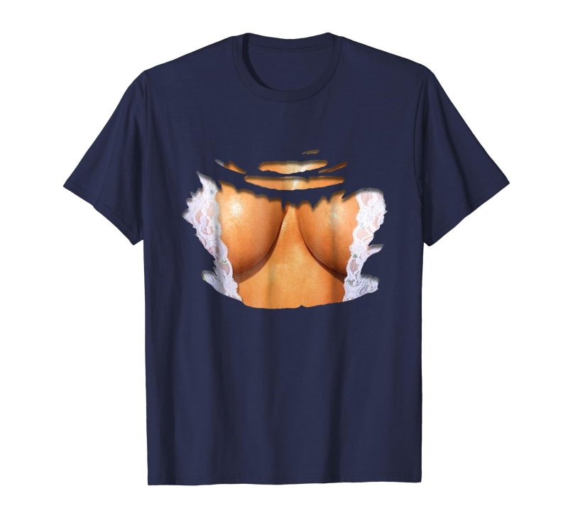 T -shirt with tits