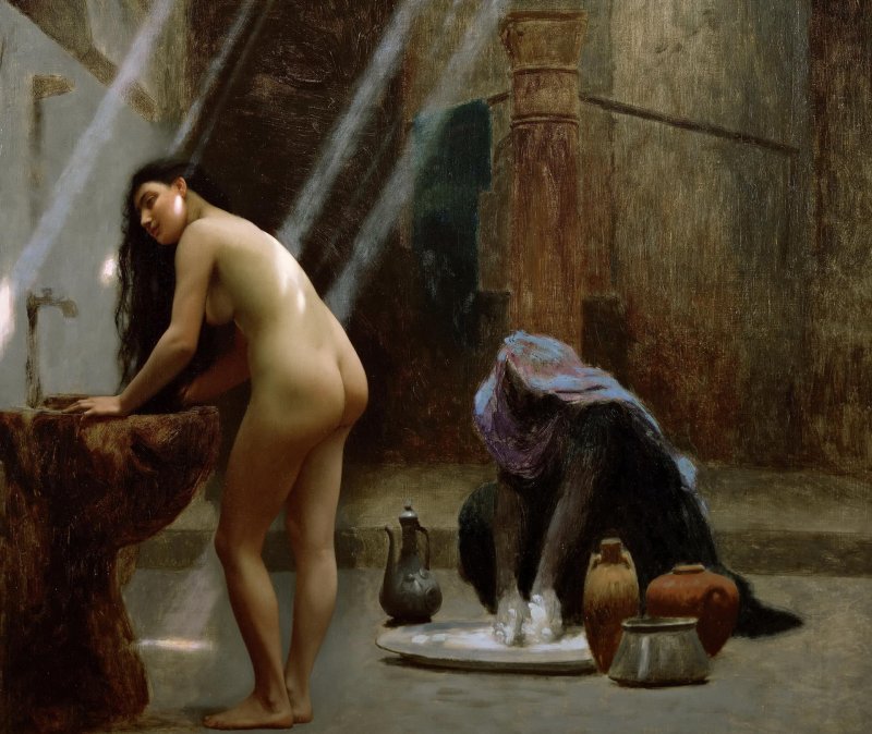 Jean Leon Jerome Basin in a harem