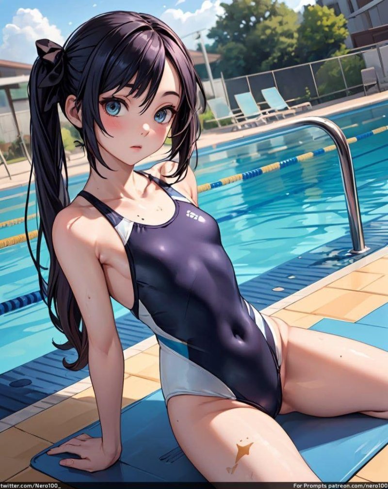 Anime Tyanka in swimsuits