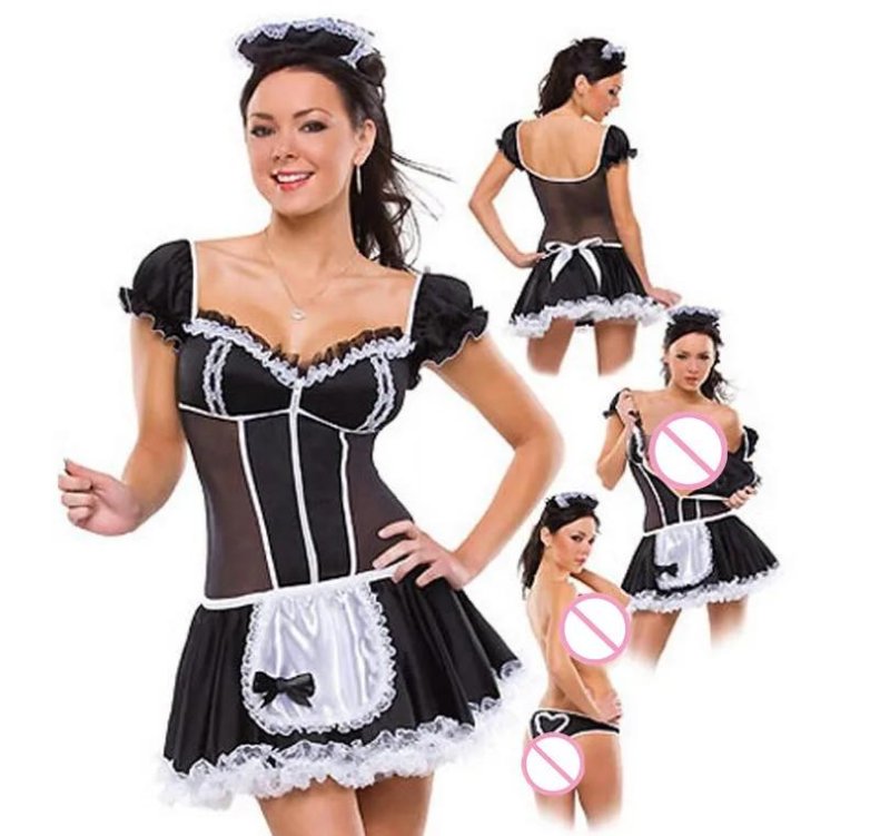 Role costumes maid seduction kit