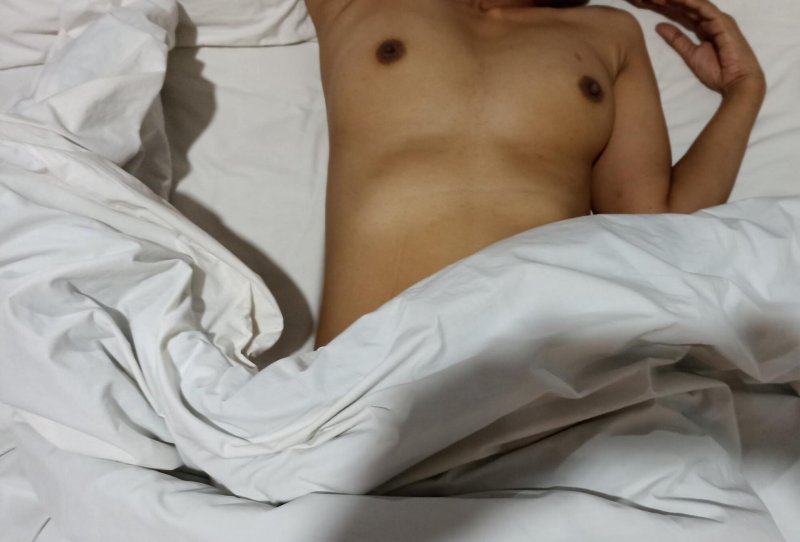 Woman on the bed