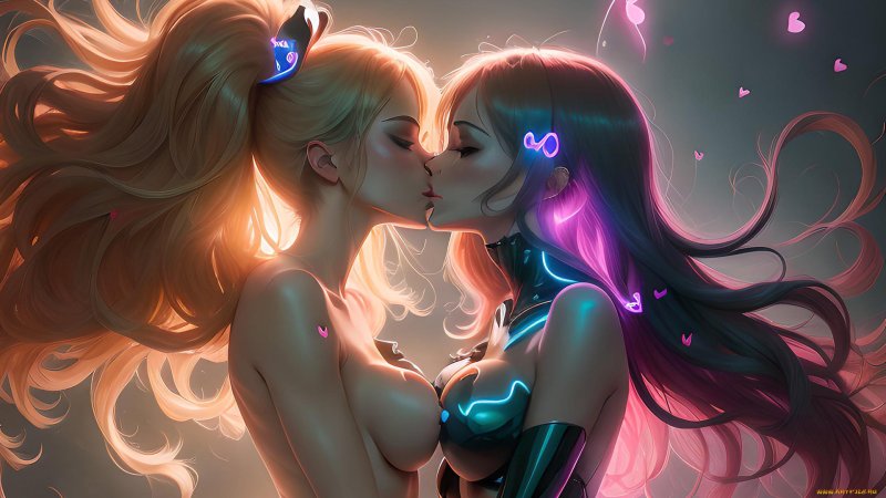 Kisses of girls