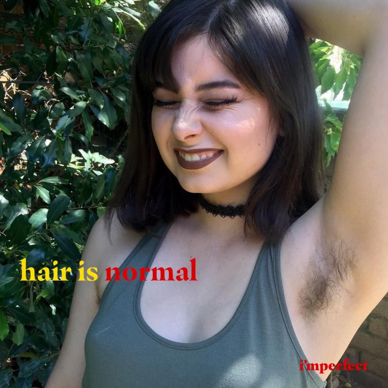 Hairy Caucasian girls